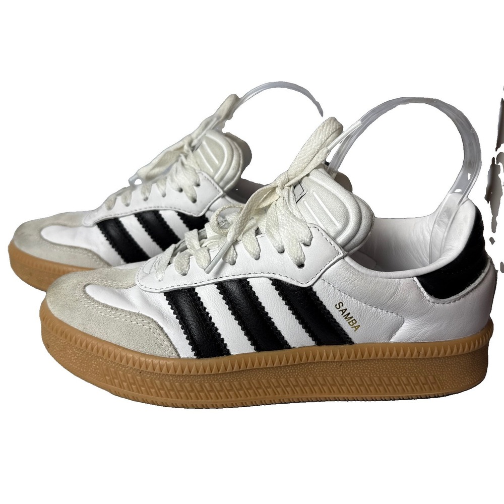 Adidas Samba XLG White Black Gum JH6516 Kid's Sizes 5